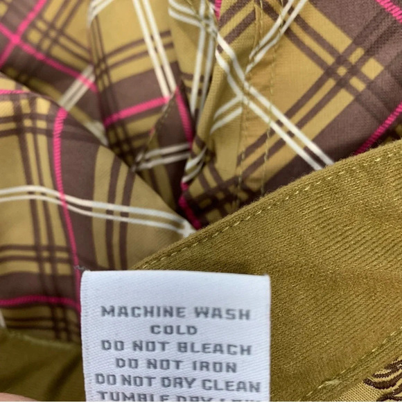 Sims‎ Snowboard Pants Woman Small  Cargo Pockets Pink Plaid Insulated Ski Winter - Picture 11 of 14